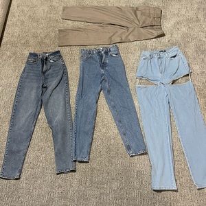 Womens jeans and trouser